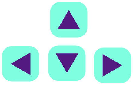 Arrow keys